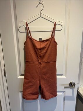 Wilfred divinity romper dusty rose
